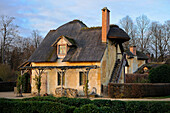 France, Yvelines, Chateau de Versailles, listed as World Heritage by UNESCO, Domaine de Marie Antoinette, Hameau de la Reine (the Queen's Hamlet), dovecote