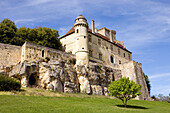 France, Dordogne, Perigord Vert, Excideuil, fortified castle