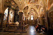 Italy, Campania, Amalfi Coast, listed as World Heritage by UNESCO, Amalfi, Sant' Andrea Cathedral on Piazza Duomo, crypt where the St Andrew's relics are kept