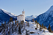 France, Savoie, Parc National de La Vanoise, Montvalezan, Chatelard Hamlet, St Michel Chapel