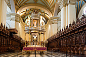 Peru, Lima, historical center listed as World Heritage by UNESCO, Plaza de Armas, the choir