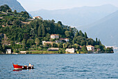 Italy, Lombardy, Lake Como, villas near Brienno