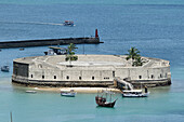 Brazil, Bahia State, Salvador de Bahia, historical center listed as World Heritage by UNESCO, forte de Sao Marcelo