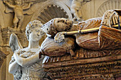 Croatia, Dalmatian Coast, Split, old Roman city listed as World Heritage by UNESCO, St Domnius Cathedral, altar dedicated to St Domnin