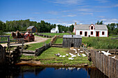 Canada, New Brunswick, the Acadian coast, the Acadian historic village of Caraquet