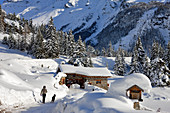 France, Savoie, Maurienne Valley, Massif de la Vanoise, Val Cenis Resort, Lanslevillard, La Claperaz