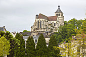 Kirche Saint-Pierre in Tonnerre , Canal de Bourgogne , Dept. Yonne , Region Burgund , Frankreich , Europa