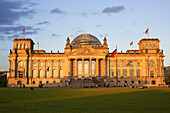 Germany, Berlin, the Reichstag, built by Bismarck in 1892 and rebuilt in 1961