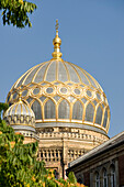 Deutschland, Berlin, Scheunenviertel, die Kuppel der neuen Synagoge