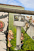 Deutschland, Berlin, Friedrichshain, der East Side Gallery, das längste und beste Abschnitt der Berliner Mauer erhalten
