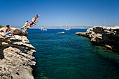 Spain, Balearic Islands, Ibiza island, Cala d' En Bassa