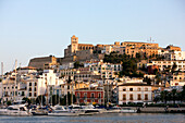 Spain, Balearic Islands, Ibiza island, Eivissa (Ibiza city), Dalt Vila (High Town) listed as World Heritage by UNESCO