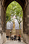 Niederlande, Süd-Holland, Utrecht, der Dom teilweise im siebzehnten Jahrhundert Ansicht von Domtoren Turm zerstört