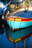 Frankreich, Alpes Maritimes, Nizza, den alten Hafen, pointus Boote (traditionelle mediterrane Boote)