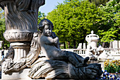 France, Gard, Nimes, the jardins de la fontaine (fountain gardens)