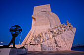 Portugal, Lisbon, Belem District, Padrão dos Descobrimentos (Monument to the Discoveries) dated 1960