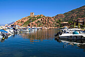 France, Corse du Sud, Golfe de Porto listed as World Heritage by UNESCO, Porto, the harbour