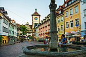 Schwabentor, Altstadt, Freiburg im Breisgau, Schwarzwald, Baden-Württemberg, Deutschland