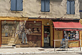 Boulangerie, Wandgemaelde, Baeckerei, Var, Provence, Frankreich