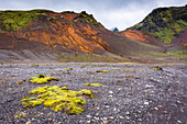 The Landmannalaugar region of the Fjallabak Nature Reserve in the Highlands of Iceland, Polar Regions