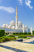 Sheikh Zayed Grand Mosque, Abu Dhabi, United Arab Emirates, Middle East