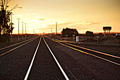 Der Geisterort Tracoola an der Transkontinentalen Bahntrasse, Tarcoola, Südaustralien, Australien