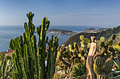 Jardin Exotique, Cacti,  Eze Village, Eze, Provence-Alpes-Cote d’Azur, France