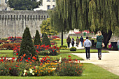 Gärten von Park Remparts Vannes, Bretagne, Frankreich