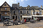Platzieren Sie Bouffay, Dorf von Malestroit, Bretagne, Frankreich