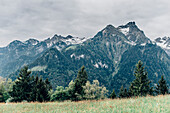 Brandnertal Valley, Vorarlberg, Austria, Mountains, Clouds