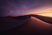 Sunset over the Namib Desert, near Swakopmond, Namibia