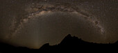 Milky way slashes across the night sky in Richtersveld National Park, South Africa