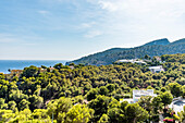 fincas with sea view near Port d'Andratx, Mallorca, Balearic Islands, Spain