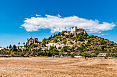 view to Arta and the church Parroquia d'Arta, Mallorca, Balearic Islands, Spain