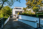 modern architecture villa in Hamburg, north Germany, Germany