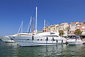 Hafen von Saint-Florent, Korsika, Südfrankreich, Frankreich, Südeuropa, Europa