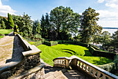 The open-air theatre in the Roman garden in Blankenese, Hamburg, Germany