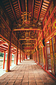 Archway of ornate traditional building