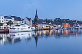 Blick auf die Altstadt von Flensburg, Ostseeküste, Schleswig-Holstein, Norddeutschland, Deutschland, Nordeuropa, Europa