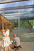 Giraffe house, Zoo Tierpark Hellabrunn, Munich, Bavaria, Germany