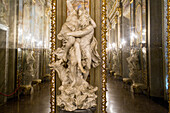 Spiegelgalerie in der Palazzo Reale, Museum, in Strade Nuova oder Via Garibaldi, niemand, UNESCO Welterbe, Genua, Ligurien, Italien