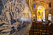 Klosterkirche, Museu Nacional do Azulejo, Kachelmuseum, Portugiesische Keramikfliesen, ehemalige Kloster Madre de Deus, Lissabon, Portugal