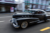 Art Deco Festival, 1930s, Oldtimer, Gangster, Bewegung, verwischt, Napier, Hawke's Bay, Nordinsel, Neuseeland