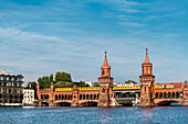 Oberbaumbrücke, Friedrichshain-Kreuzberg, Berlin, Deutschland