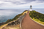 Cape Reinga Lighthouse (Te Rerenga Wairua Lighthouse), Aupouri Peninsula, Northland, North Island, New Zealand, Pacific