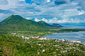 View over Rabaul, East New Britain, Papua New Guinea, Pacific