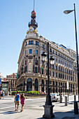Banco Espanol de Credito building, Madrid, Spain, Europe