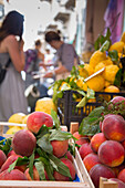 Fruit stall on Via C Cesario, Sorrento, Campania, Italy, Europe