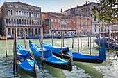 Grand Canal and Gondola Station, Venice, UNESCO World Heritage Site, Veneto, Italy, Europe