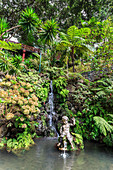 Monte Palace Tropical Garden, einer von Madeiras berühmtesten, Monte, Funchal, Madeira, Atlantik, Portugal, Europa